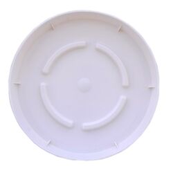 PLASTONA Πιάτο Caspo/Γλάστρας για Roto Mat, Roto Brillante, City Ø18.8x2.4cm Λευκό