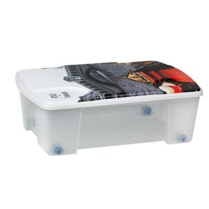 ARTPLAST Ιταλίας Κουτί Αποθήκευσης 56x39x18cm Πλαστικό 35lt Διάφανο Decor Venezia