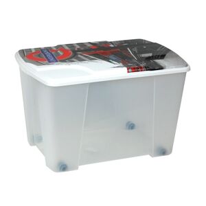 ARTPLAST Ιταλίας Κουτί Αποθήκευσης 56x39x35cm Πλαστικό 55lt Διάφανο Decor London