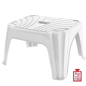Σκαμπό Πλαστικό 45x35x25cm STEP2 Λευκό BAMA