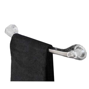 Πετσετοθήκη Μπάνιου 55x8.8x7.5cm Πλαστική Επιτοίχια με Βίδες Διάφανη BAMA Ιταλίας