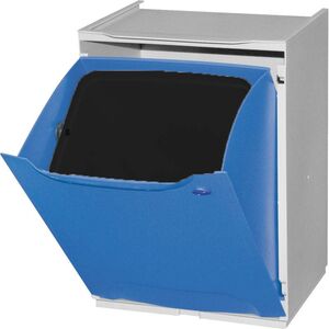 ARTPLAST Ιταλίας Κάδος Ανακύκλωσης Απορριμμάτων Κουζίνας 34x29x47cm 46+20lt Πλαστικός Μπλε