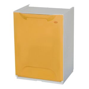 ARTPLAST Ιταλίας Κάδος Ανακύκλωσης Απορριμμάτων Κουζίνας 34x29x47cm 46+20lt Πλαστικός Πορτοκαλί