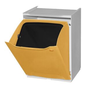 ARTPLAST Ιταλίας Κάδος Ανακύκλωσης Απορριμμάτων Κουζίνας 34x29x47cm 46+20lt Πλαστικός Πορτοκαλί