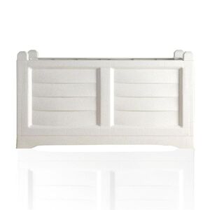 BAMA ITALY Θήκη Ζαρντινιέρας Βαρέως Τύπου 80x43x42cm 120lt Λευκή