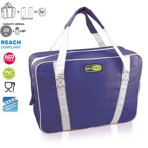 GIOSTYLE Ιταλίας Ισοθερμική Τσάντα 39x20x33cm Πάχος 6mm 28lt Πολυεστέρας 300D MAX Απόδοση 13 Ώρες Πιστοποιήσεις Azo FREE/REACH EVO LARGE Μπλε