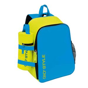 GIOSTYLE Ιταλίας Ισοθερμική Θήκη Θερμός Ø8.5x 22cm Πάχος 6mm 0.8lt Πολυεστέρας 300D Πιστοποιήσεις Azo FREE/REACH LIME BOTTLE COOLER Κίτρινο-Μπλε