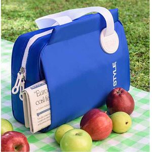 GIOSTYLE ITALY Ισοθερμική Τσάντα 40.5x17x31.5cm Πάχος 6mm 20lt Πολυεστέρας 300D MAX Απόδοση 13 Ώρες Πιστοποιήσεις Azo FREE/REACH SORBETTO L Μπλε