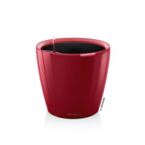 LECHUZA Classico 35 LS Premium Επιδαπέδια Γλάστρα Ø36x32.5cm Αυτοποτιζόμενη με Δοχείο Φύτευσης Μπορντό Γυαλιστερή Γερμανίας