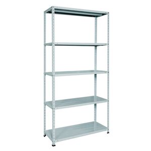 BIZZOTTO ITALY Μεταλλική Γαλβανιζέ Ραφιέρα Dexion 5όροφη 75x30x168cm 6.9kg MAX Αντοχή 200kg MINISTARKIT(B355Z)