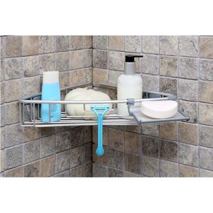 Ραφιέρα Μπάνιου Γωνιακή 35.5x21x7cm 0.38kg Αλουμίνιο