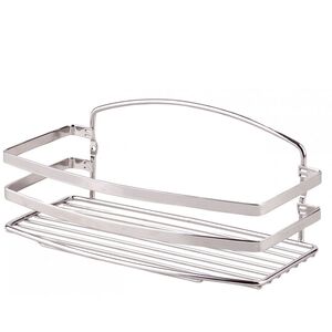 TEKNO-TEL Ραφιέρα Μπάνιου INOX (Ανοξείδωτο Ατσάλι) 25x13x10cm Βάρος 0.44kg Πάχος Ø5mm