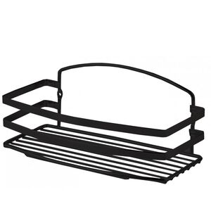 TEKNO-TEL Εταζέρα Μπάνιου INOX Matt (Ανοξείδωτο Ατσάλι-Ματ Όψη) 25x13x10cm Βάρος 0.44kg Πάχος Ø5mm Μαύρο Matt