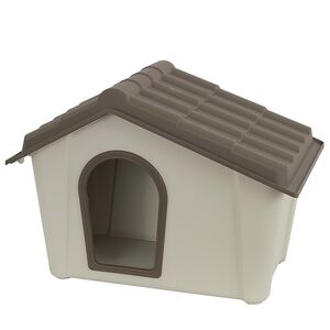 ARTPLAST ITALY Σπίτι Σκύλου 57x40x42.5cm SMALL 3kg Μπεζ/Καφέ