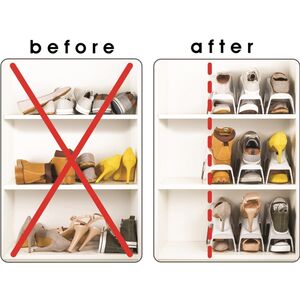 BAMA Ιταλίας Πλαστική Βάση Υποδημάτων 26x14x15-19.5cm Σετ 2 Τεμαχίων