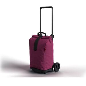 GIMI Ιταλίας Καρότσι Λαϊκής XL 50lt Μεταλλικό με Τσάντα Πολυεστέρα Τηλεσκοπικό Χερούλι Αντοχής 30kg SPRINTER VIOLET Μωβ