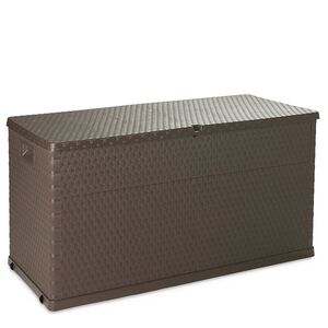 TOOMAX Ιταλίας Μπαούλο Αποθήκευσης 120x56x63cm 420lt Πλαστικό 8.5kg MULTIBOX RATTAN BROWN