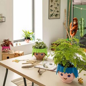 LECHUZA OJO PLAYMOBIL Γλάστρα/Κασπώ 21x21x15.75cm Αυτοποτιζόμενη RUBY PINK Γερμανίας