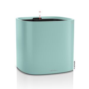 LECHUZA PILA Color Planter Γλάστρα 35.5x35.5x32.5cm ΑΥΤΟΠΟΤΙΖΟΜΕΝΗ με Δοχείο Φύτευσης Pastel Green Γερμανίας/German Design Award 2021