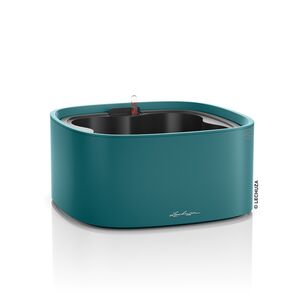 LECHUZA PILA Color Stick Γλάστρα 35.5x35.5x16.6cm ΑΥΤΟΠΟΤΙΖΟΜΕΝΗ με Δοχείο Φύτευσης για 4 Γλαστράκια Petrol Blue Γερμανίας/German Design Award 2021