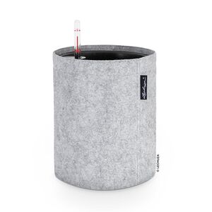 LECHUZA TRENDCOVER Felt 32 Γλάστρα με Φυσική Όψη Τσόχας Ø32x33cm Αυτοποτιζόμενη με Δοχείο Φύτευσης Light Grey Γερμανίας