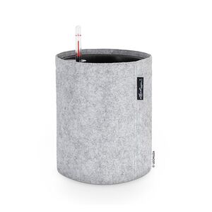 LECHUZA TRENDCOVER Felt 23 Γλάστρα με Φυσική Όψη Τσόχας Ø23x26.5cm Αυτοποτιζόμενη με Δοχείο Φύτευσης Light Grey Γερμανίας