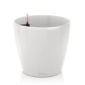 LECHUZA Classico 70 Premium Επιδαπέδια Γλάστρα Ø70x64.5cm Αυτοποτιζόμενη Λευκή (High Gloss) Γερμανίας