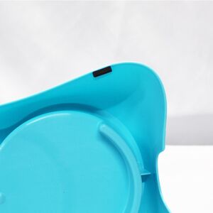 Ταΐστρα-Ποτίστρα Κατοικιδίων 28.5x20x22cm με Διάφανο Δοσομετρητή 1.75lt Πετρόλ