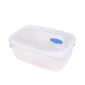 BAMA Ιταλίας Τάπερ-Φαγητοδοχείο 22.5x15.5x9.5cm Ορθογώνιο με Βαλβίδα 2lt Διάφανο