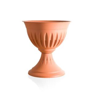 Ανθοστήλη/Γλάστρα Ø25x26.5cm Πλαστική 4lt Κεραμιδί CALICE ALBA BAMA Ιταλίας