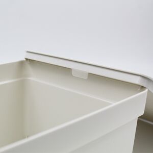 VIOMES Ελλάδας Κουτί Αποθήκευσης 28x18.5x13.5cm Πλαστικό 5lt Βάρος 0.25kg Γκρι/Μπεζ Nova