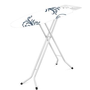 Σιδερώστρα Ατμού BASIC 119x34x83cm Μεταλλική 3.65kg με Σχάρα 30x20cm Πόδια ⌀19mm FLORAL SWIRLS