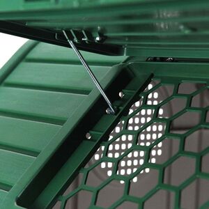 Σπίτι Σκύλου XXL 97.3x117x113cm 21.5kg Λευκό Πάγου-Πράσινο VESTA