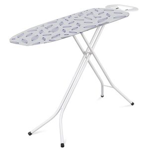 Σιδερώστρα Ατμού ANGELO 140x38x94cm Μεταλλική με Επιφάνεια Σιδερώματος 120x38cm Φαρδειά 4.3Kg Σχάρα 31x20cm με Πόδια Ø21mm BLIMP