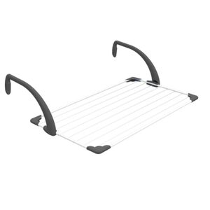 Απλώστρα Ρούχων Καλοριφέρ/Μπαλκονιού 100% ΙΝΟΧ 109.5x55.5x27.5 BREZZA  Vileda Άπλωμα 10m Αντοχή 10kg Βάρος 1.79kg Γερμανίας