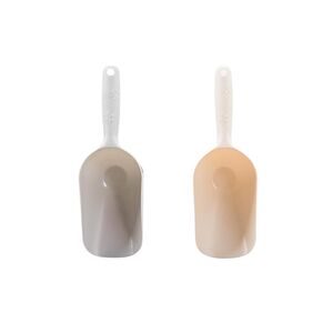 VESTA Δοχείο Αποθήκευσης Τροφής  Κατοικιδίων 43x23x48.5cm με Ροδάκια 32lt Λευκό-Γκρι