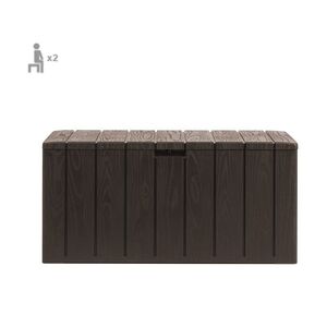 TOOMAX Ιταλίας Πλαστικό Μπαούλο Αποθήκευσης 270lt 6.6kg 117.5x45x56cm MASSIF Καπάκι-Κάθισμα 2 Ατόμων BRAVO 270L Brown