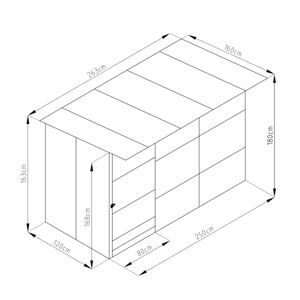 STEELEN Μεταλλικό Κλουβί-Περίφραξη Σκύλων/Ζώων 260x160x180cm (9'x5.5') 4.16m² Γαλβανιζέ KENNEL A