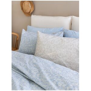 Palamaiki Σετ Μονά Σεντόνια Fashion Life 170x260 FL6233 Χωρίς Λάστιχο Γαλάζιο