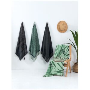 Palamaiki Πετσέτα Θαλάσσης Beach Collection 90x160 EM35 Μαύρο