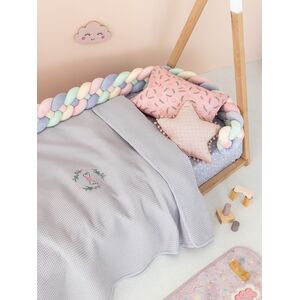 Palamaiki Κουβέρτα Πικέ Κούνιας Baby Blankets 100x150 CANDY LILAC Μωβ