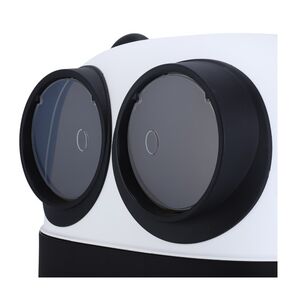 VESTA Τουαλέτα Γάτας Κλειστή 54x43.7x39cm Λευκό Πάγου - Μαύρο