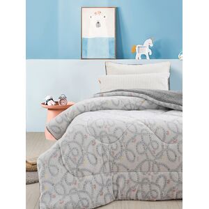 Palamaiki Κουβερτοπάπλωμα Φωσφοριζε Μονό 160x220 TRIP Γκρι