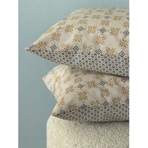 Palamaiki Σετ Παπλωματοθήκη Υπέρδιπλη Fashion Life 240x250 FL6254 Καφέ