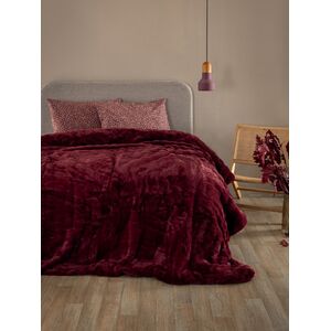 Palamaiki Κουβερτοπάπλωμα Υπέρδιπλο 220x240 EMBER WINE Μπορντώ