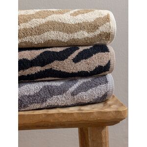 Palamaiki Πετσέτα Προσώπου Towels Collection 50x90 ZEB FOG Εκρού