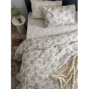 Palamaiki Σετ Υπέρδιπλα Σεντόνια Fashion Life 240x260 FL6279 Χωρίς Λάστιχο Μπεζ