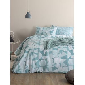 Palamaiki Σετ Παπλωματοθήκη Υπέρδιπλη Fashion Life 240x250 FL6288 Γαλάζιο