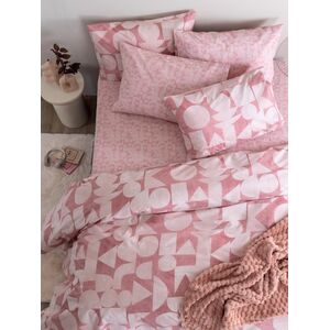 Palamaiki Ζεύγος Μαξιλαροθήκες Fashion Life 52x72 FL6289 Ροζ