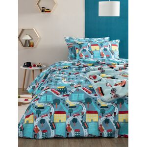 Palamaiki Σετ Μονά Σεντόνια My Kingdom 170x260 MK771 Με Λάστιχο